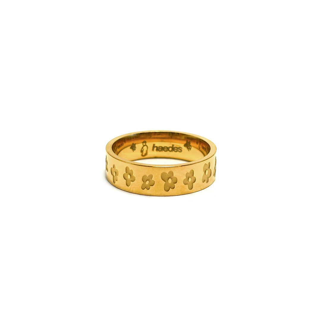 Flowerboy ring gold