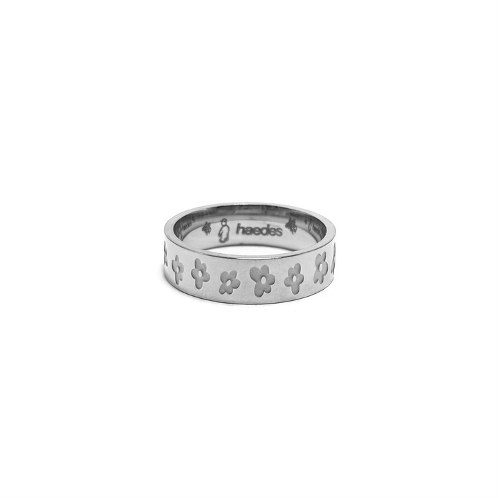 Flowerboy ring silver