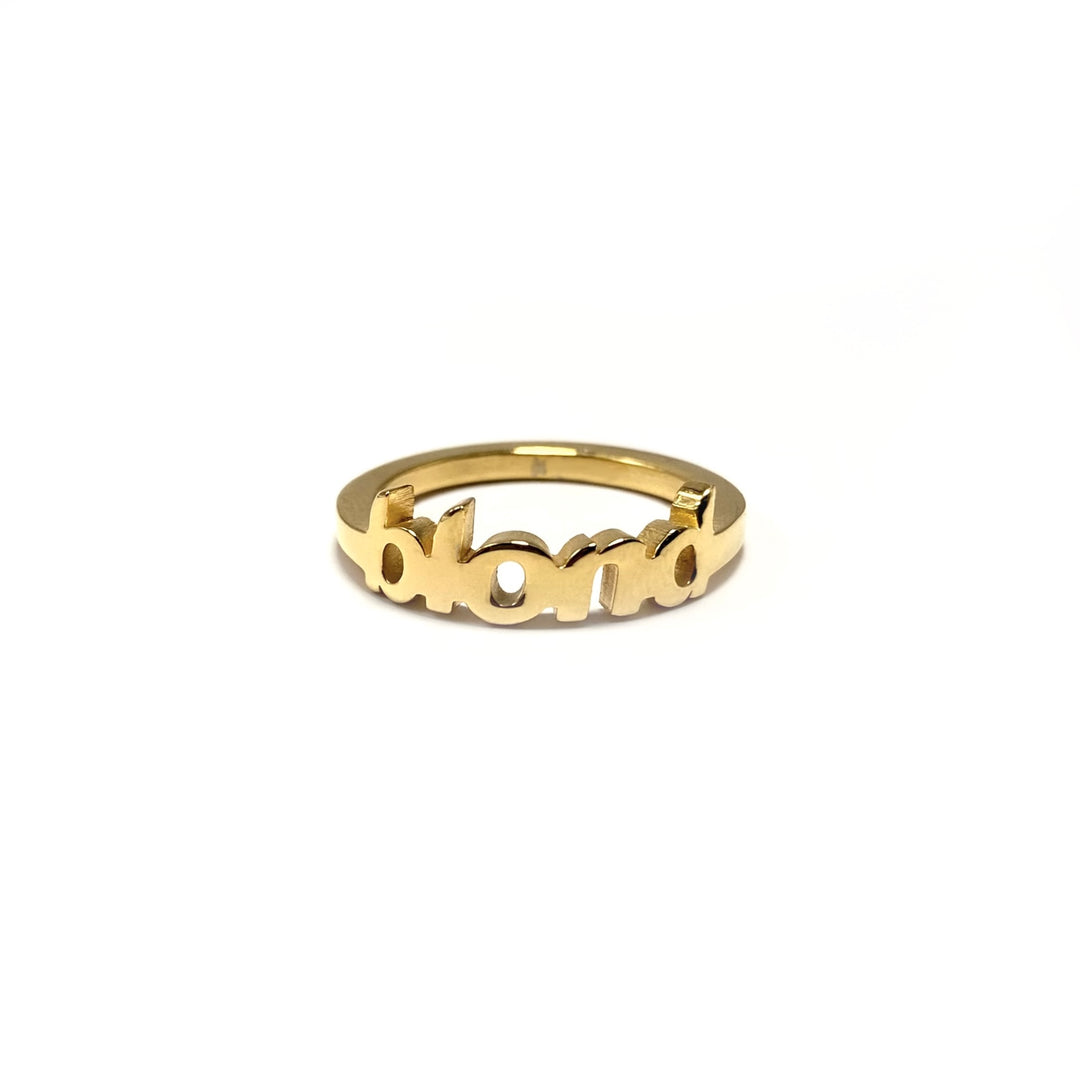 blond ring gold