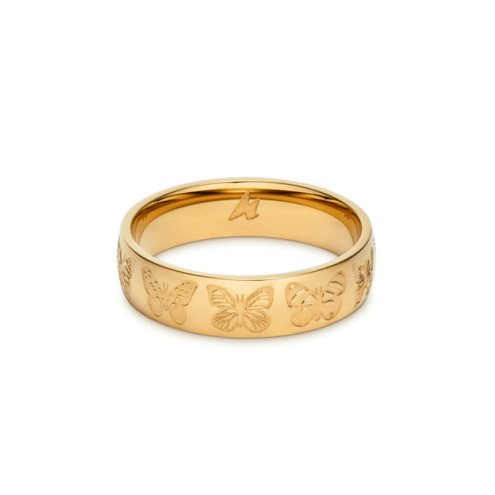 Butterfly Effect ring gold