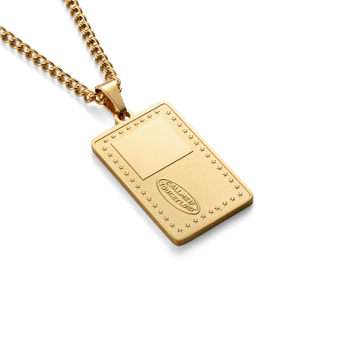 'Call me' Chain Gold