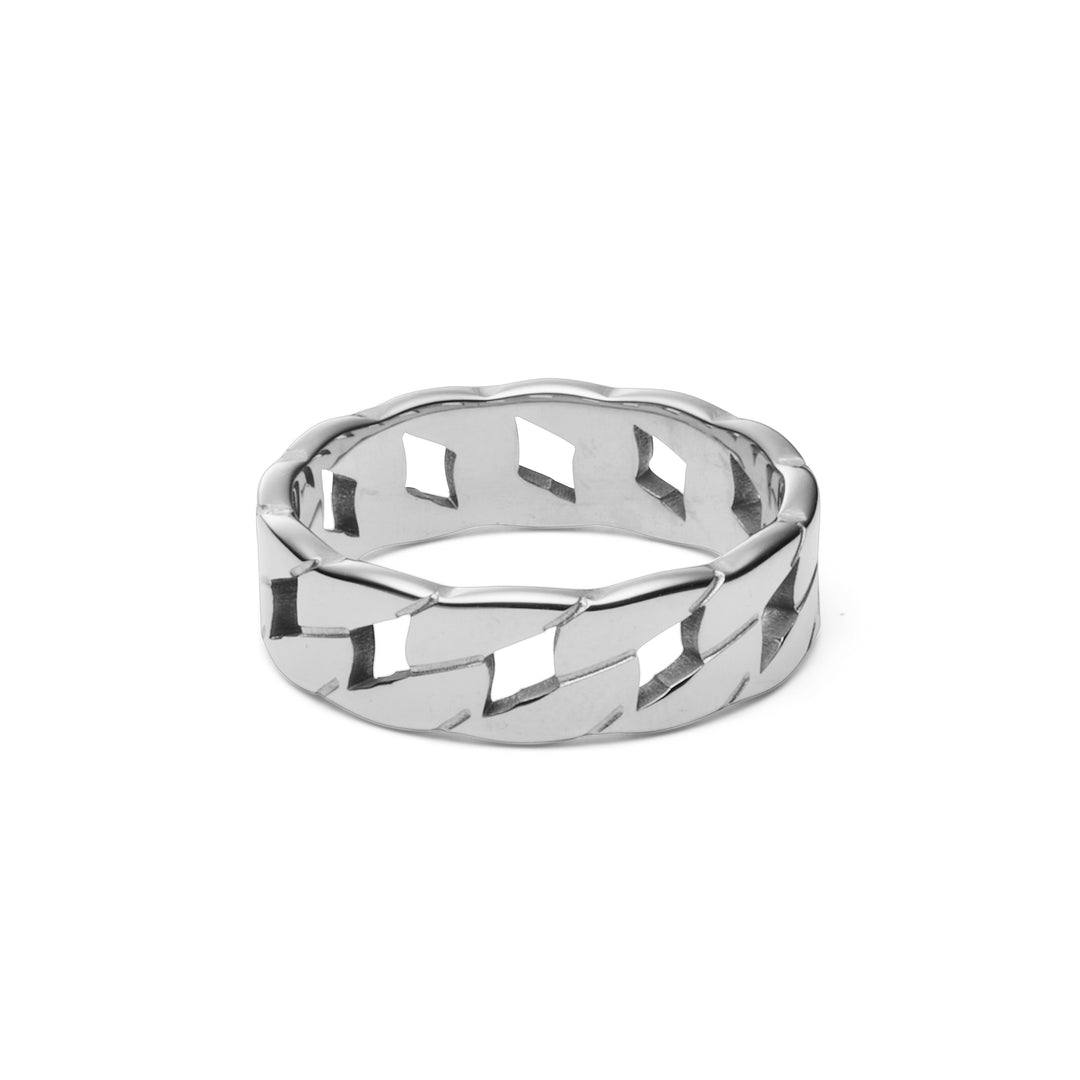 Cuban ring silver