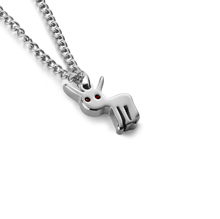 'Dogs' necklace silver