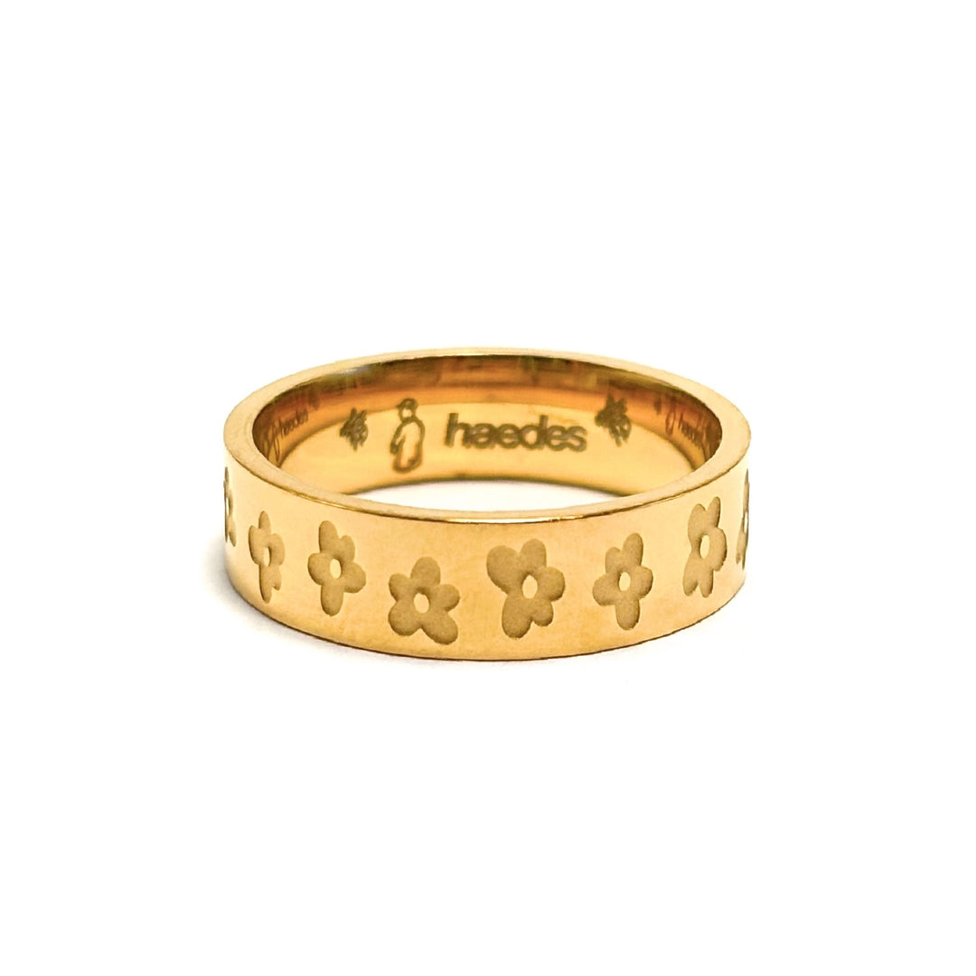 Flowerboy ring gold