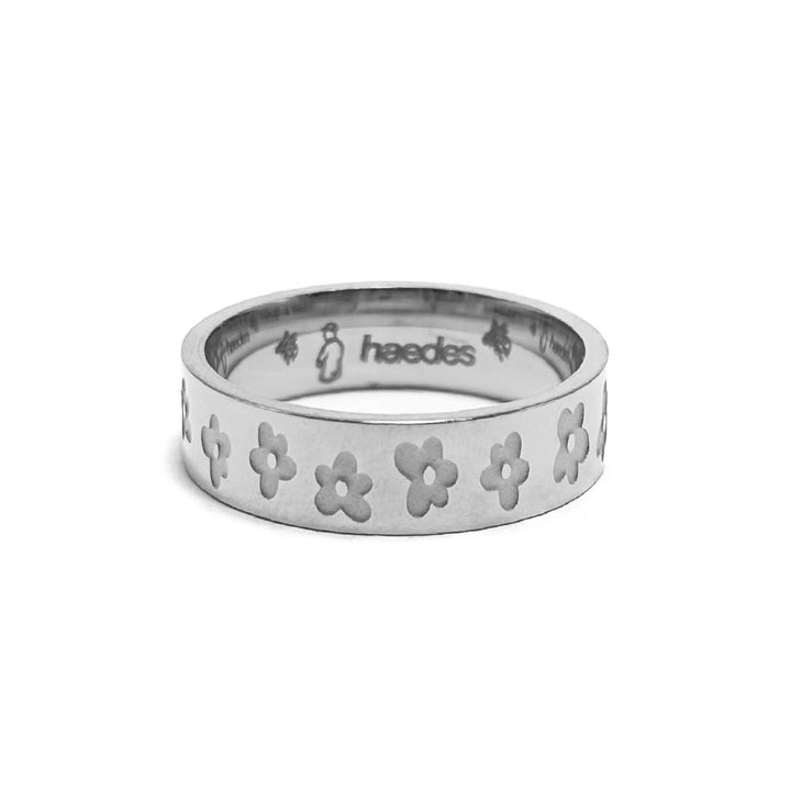 Flowerboy ring silver