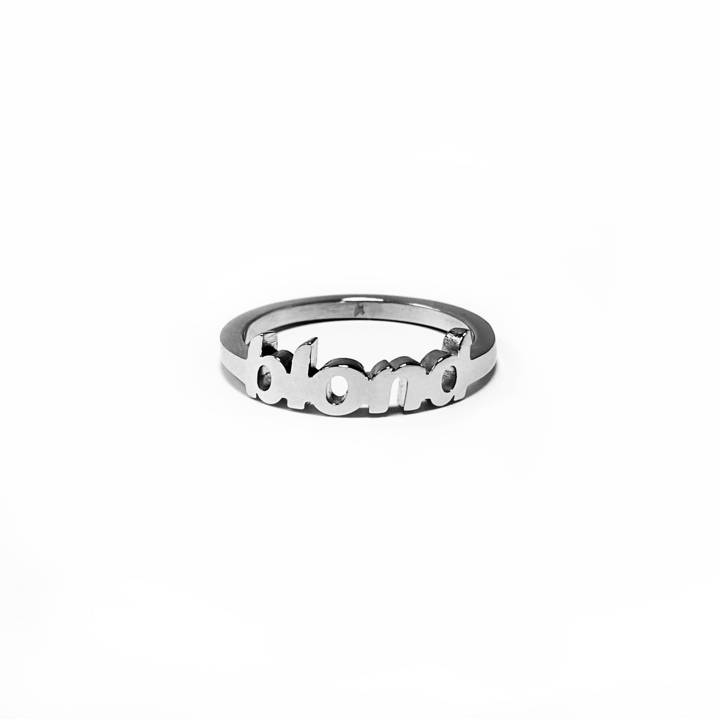Frank Ocean blond inspired ring silver