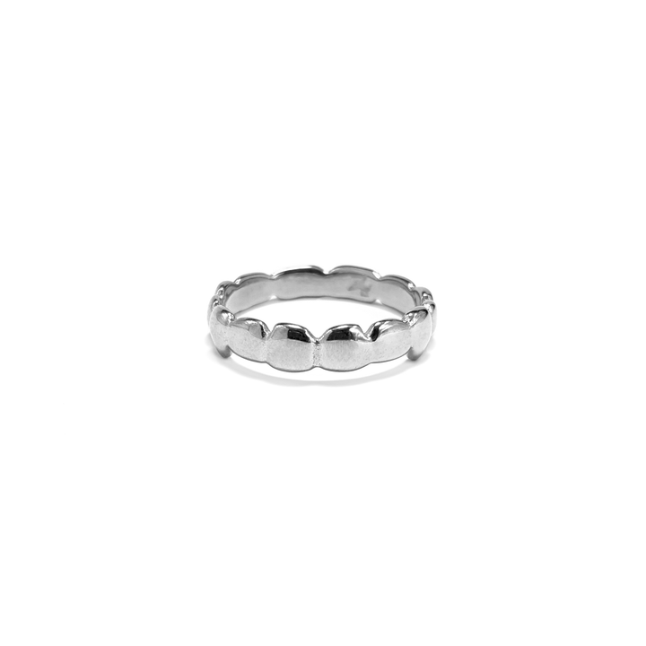 Canine ring silver