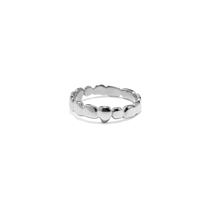 Canine ring silver