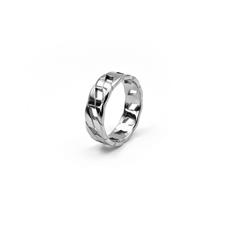 Cuban ring silver