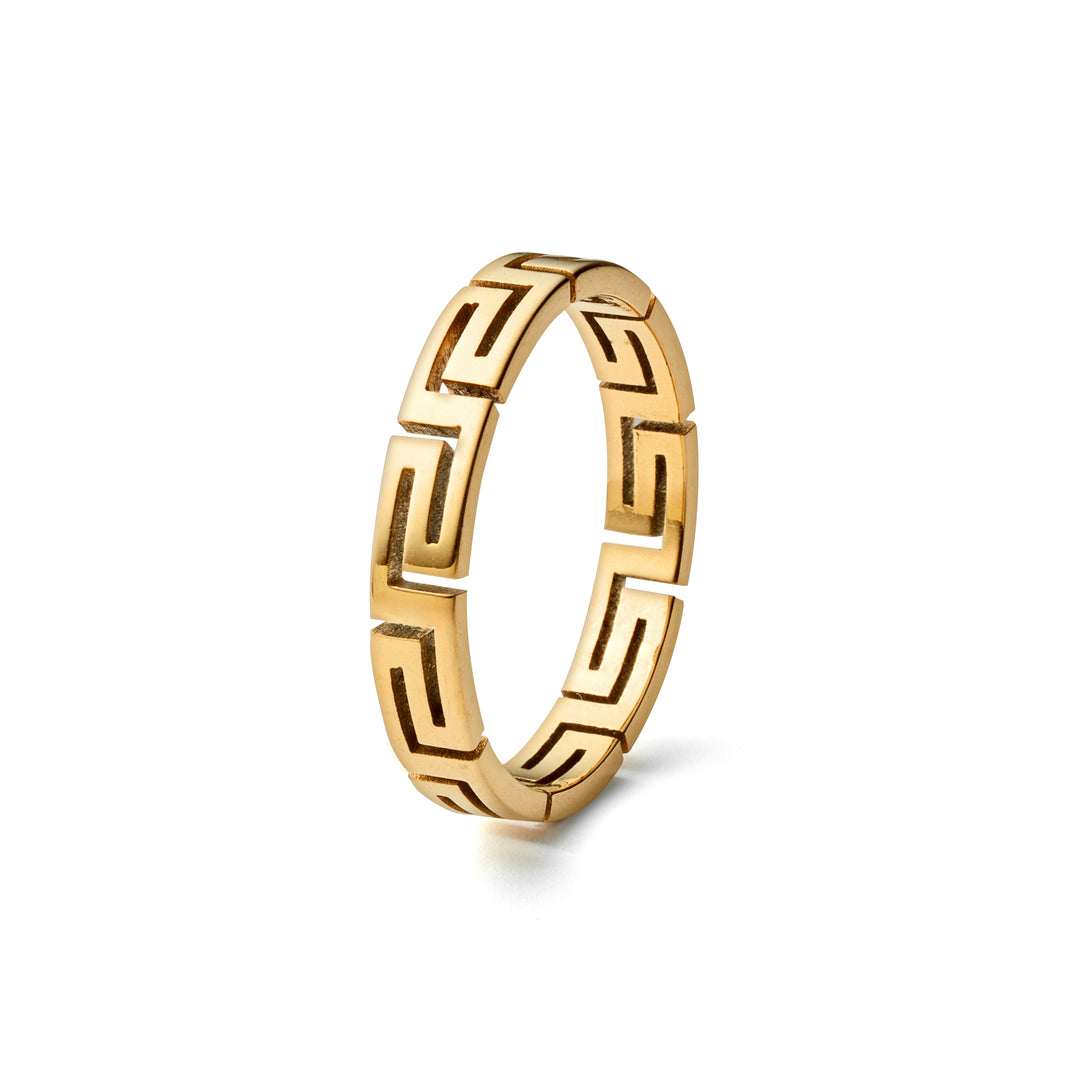 Greek ring goud