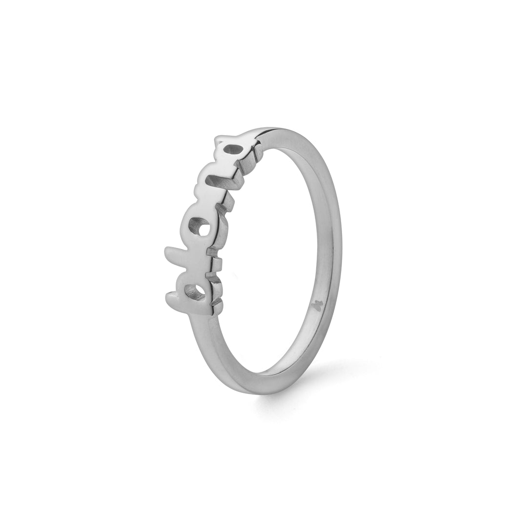 blond ring silver