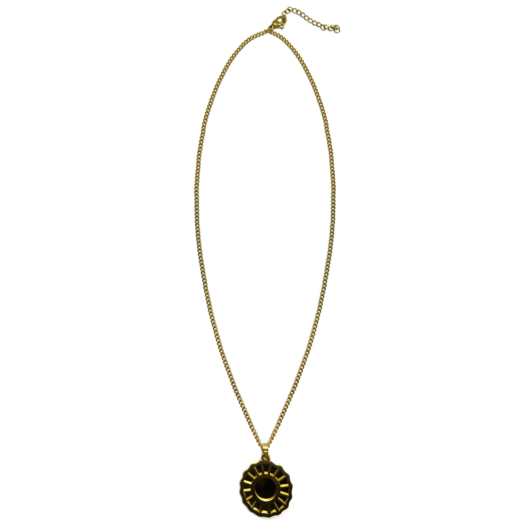 Divine Feminine Necklace Gold 25mm