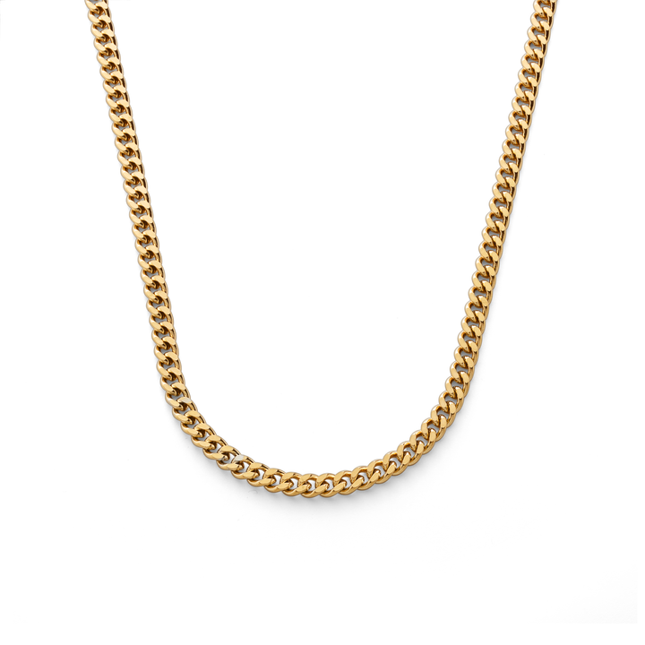 Mini Cuban Necklace Gold