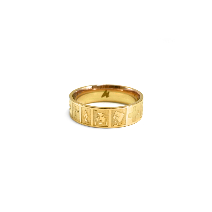 Greek ring zilver