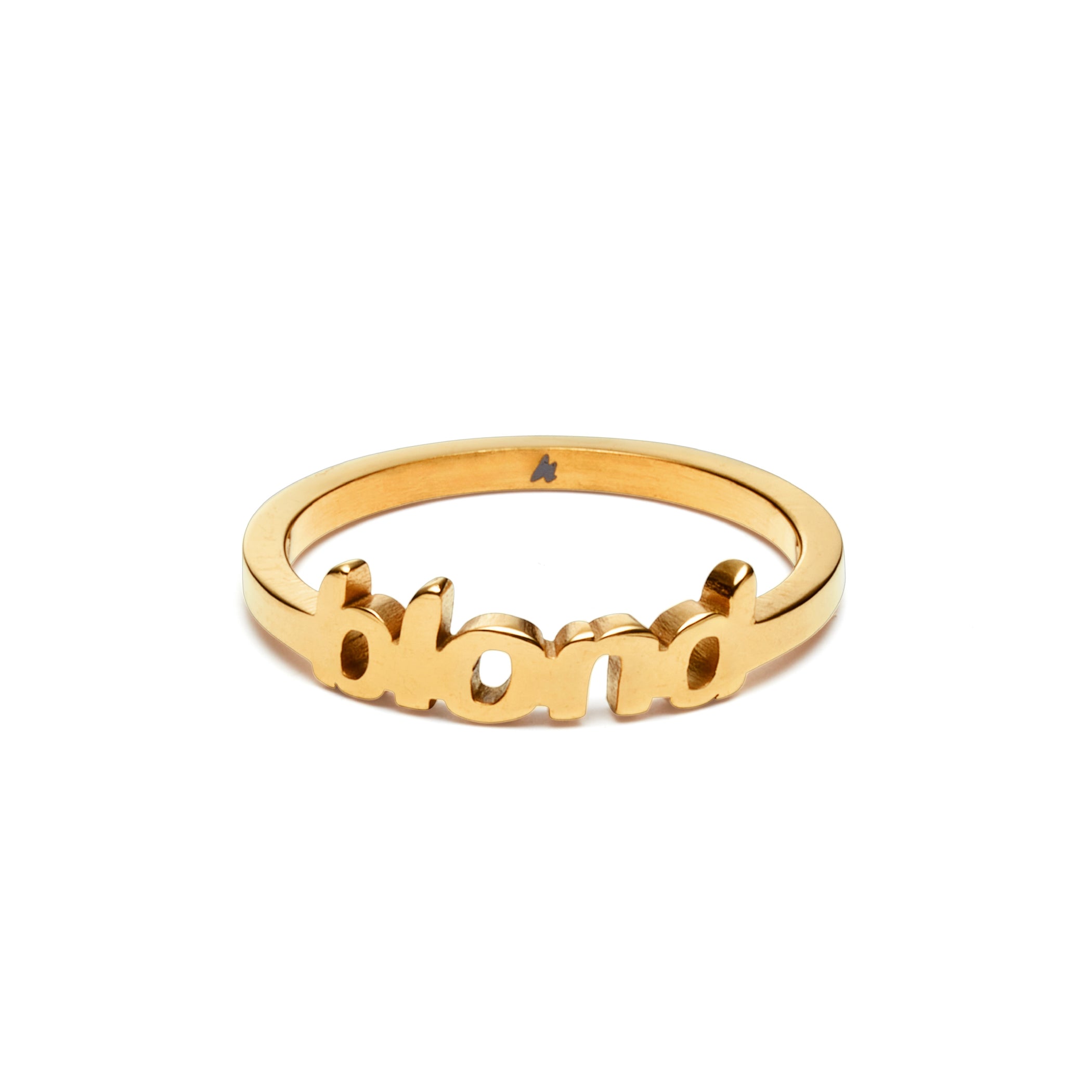 Frank Ocean blond inspired ring silver