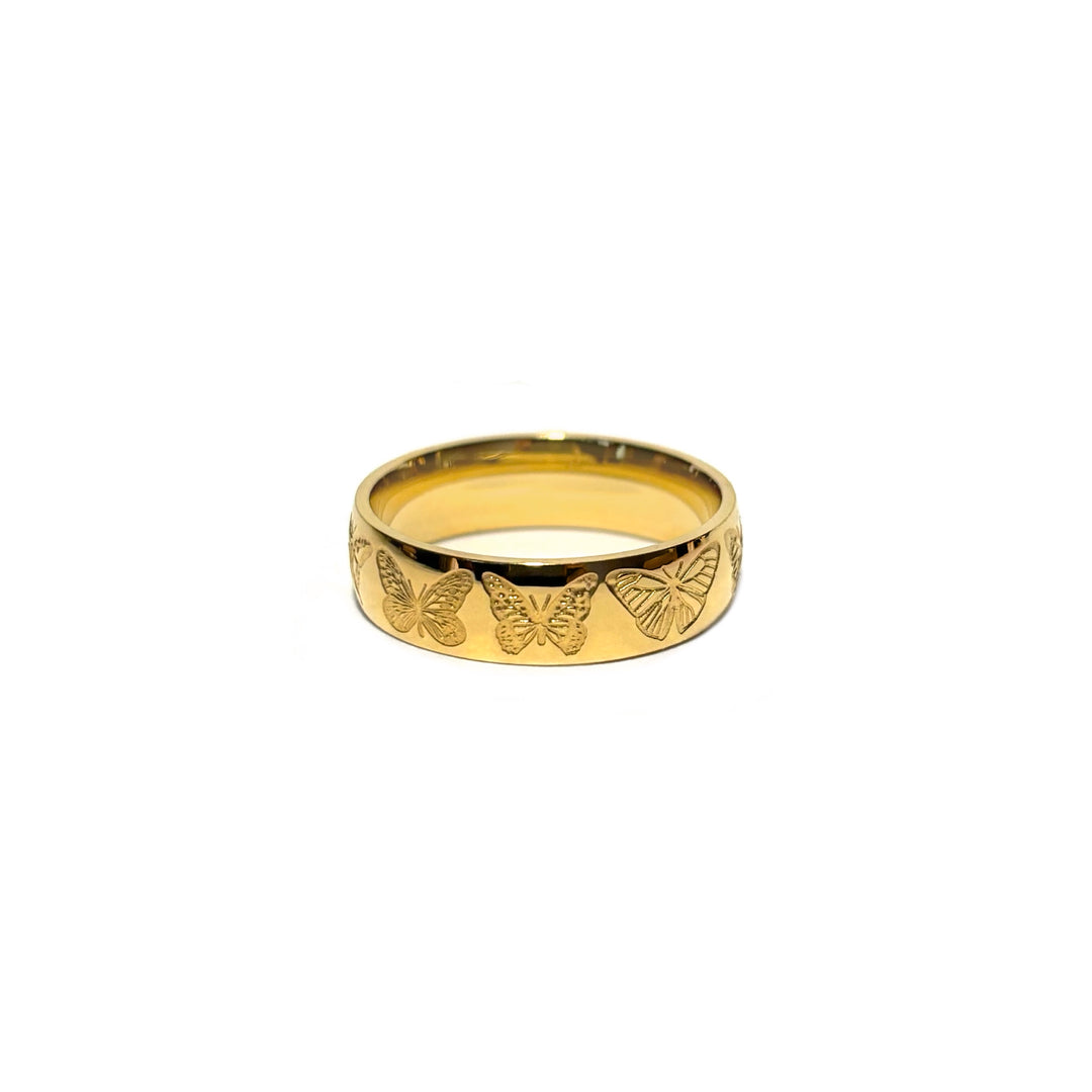 Butterfly Effect ring gold